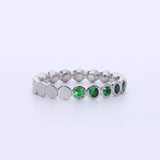 Emerald Diamond Ring-Astartelux Jewelry Handmade Sustainable Jewelry