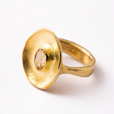 One Heart Citrine Ring