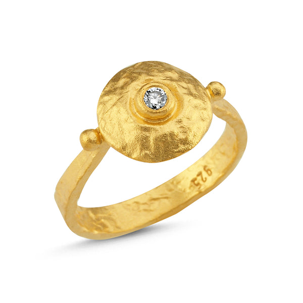 Ancient Diamond Ring-Astartelux Jewelry Handmade Sustainable Jewelry