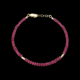 Ruby Gold Bracelet
