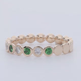 Emerald and Diamond Gold Ring