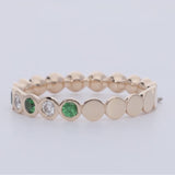 Emerald and Diamond Gold Ring