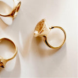Rutile Quartz Ring