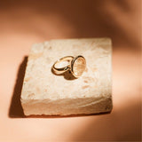 Rutile Quartz Ring-Astartelux Jewelry Handmade Sustainable Jewelry