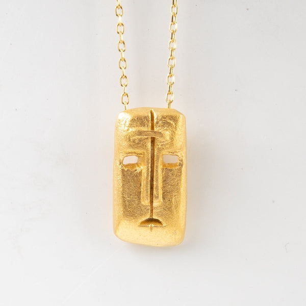 The Face Necklace-Astartelux Jewelry Handmade Sustainable Jewelry