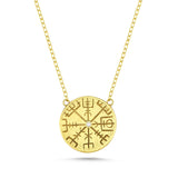 Vegvisir Necklace-Astartelux Jewelry Handmade Sustainable Jewelry