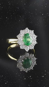 Emerald Diamond Ring