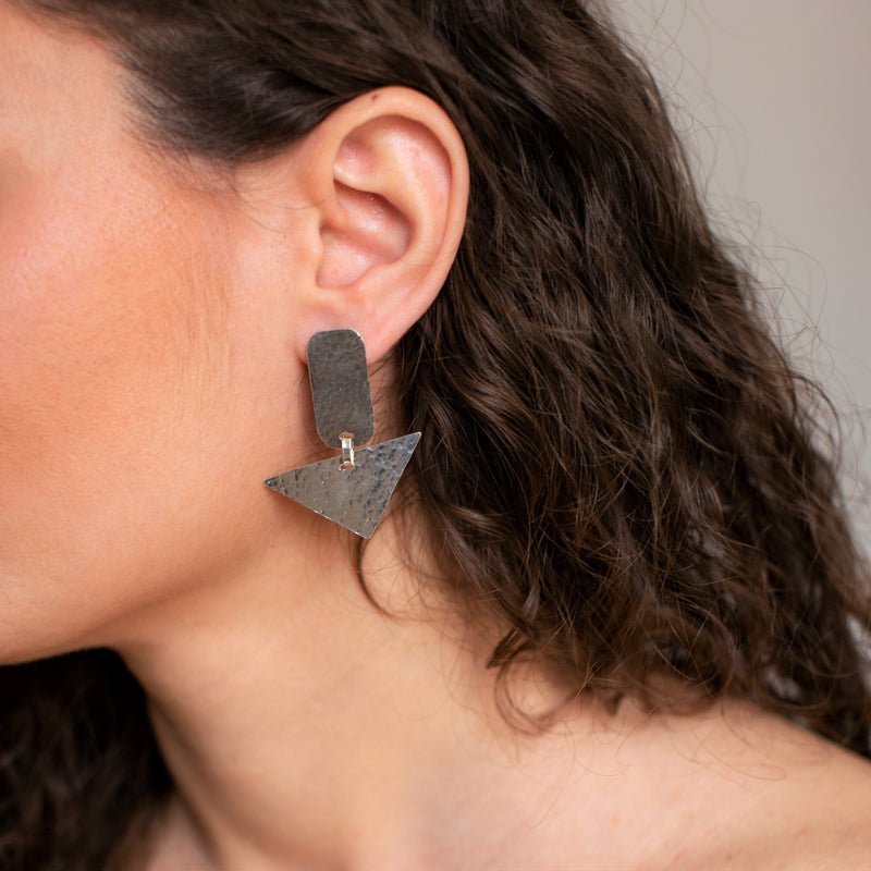 Daleth Earring-Astartelux Jewelry Handmade Sustainable Jewelry