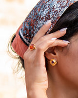 Carnelian Ring-Astartelux Jewelry Handmade Sustainable Jewelry