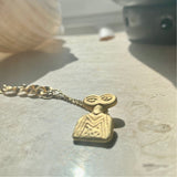 Eye Idol Pendant-Astartelux Jewelry Handmade Sustainable Jewelry