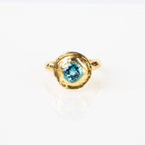 Swiss Blue Topaz Ring