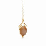 Moonstone necklace-Astartelux Jewelry Handmade Sustainable Jewelry