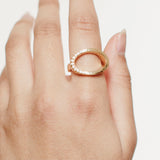 Cavae Diamond Ring-Astartelux Jewelry Handmade Sustainable Jewelry