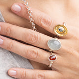 Moonstone Ring-Astartelux Jewelry Handmade Sustainable Jewelry