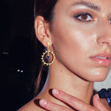 Sapphire Earrings-Astartelux Jewelry Handmade Sustainable Jewelry