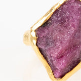 Rough Ruby Ring