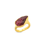 Rough Ruby Ring