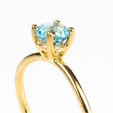 Light Blue Topaz Ring