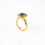 Swiss Blue Topaz Ring