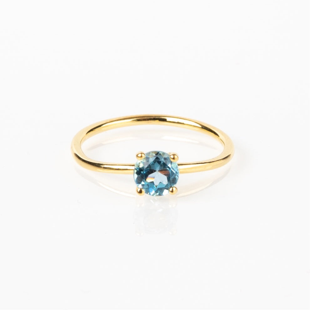 Bague Topaze Bleu Clair Astartelux Jewelry