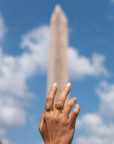 Opal Ring-Astartelux Jewelry Handmade Sustainable Jewelry