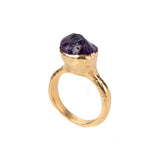 Rough Amethyst ring