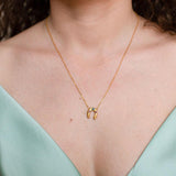 Turmaline Necklace-Astartelux Jewelry Handmade Sustainable Jewelry