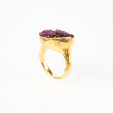 Rough Ruby Ring-Astartelux Jewelry Handmade Sustainable Jewelry