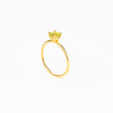 Light Peridot Ring