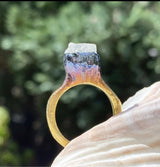 Sibel Ring - Rough Stone-Astartelux Jewelry Handmade Sustainable Jewelry