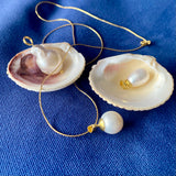 Pearl Pendant-Astartelux Jewelry Handmade Sustainable Jewelry
