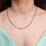Tourmaline Chain-Astartelux Jewelry Handmade Sustainable Jewelry