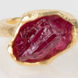 Rough Spinel Ring