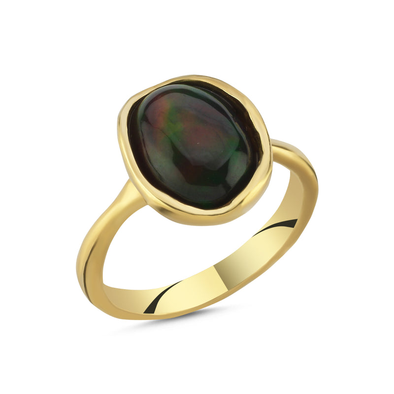 Black Opal Ring