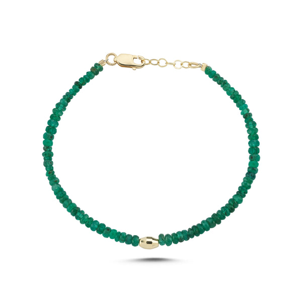 Emerald Gold Bracelet