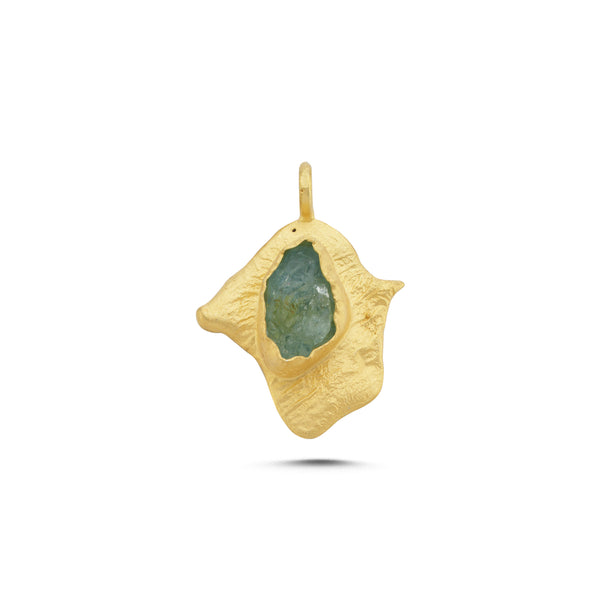 Teal Gemstone Pendant