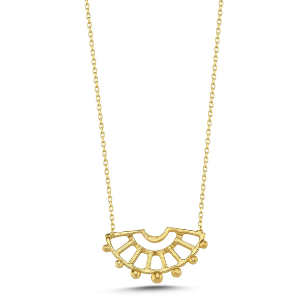 Golden Arc Necklace