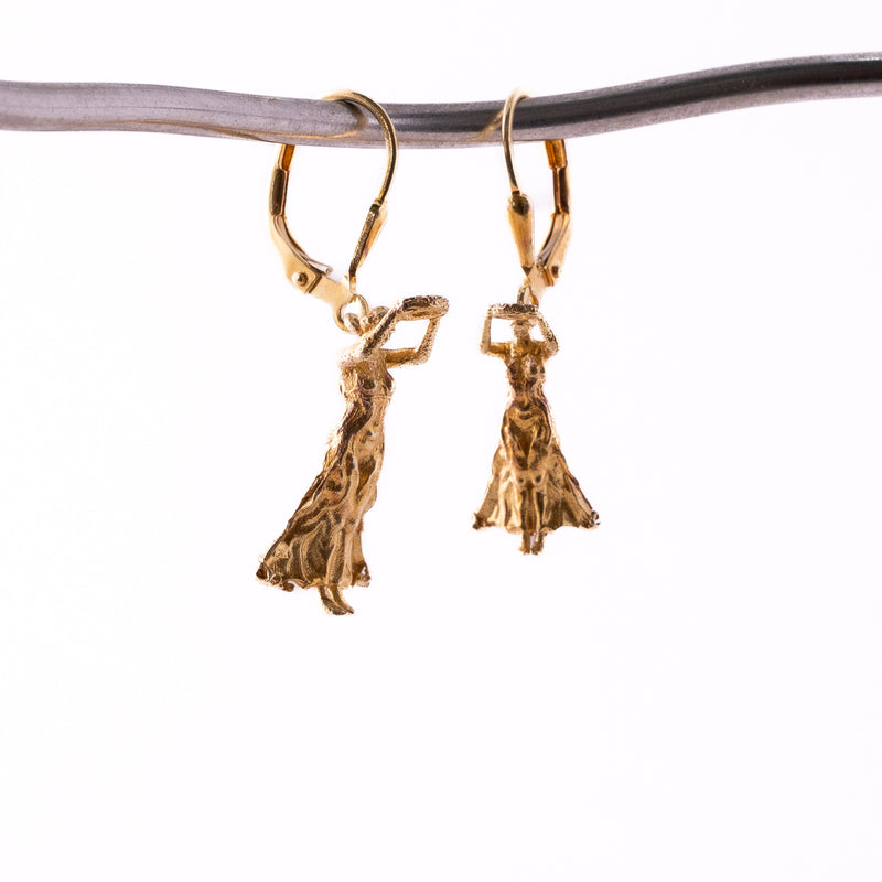 Gëlle Fra Earrings-Astartelux Jewelry Handmade Sustainable Jewelry