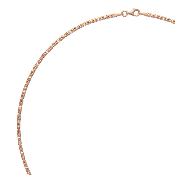 Byzantine rose chain-Astartelux Jewelry Handmade Sustainable Jewelry