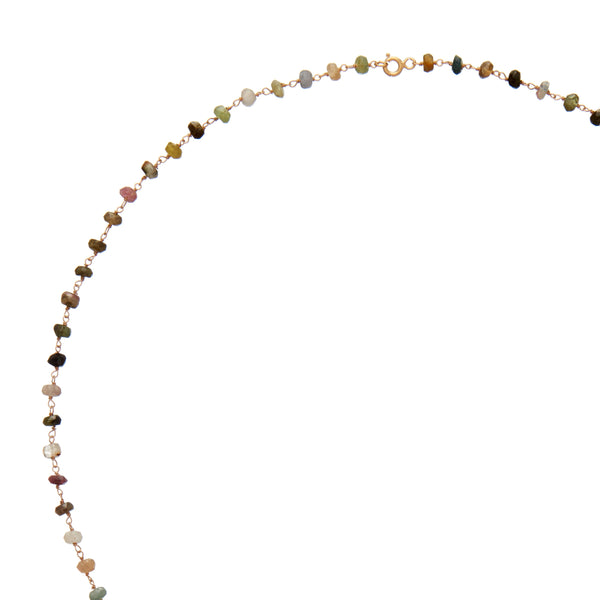Tourmaline Chain-Astartelux Jewelry Handmade Sustainable Jewelry