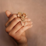 Cavae Diamond Ring-Astartelux Jewelry Handmade Sustainable Jewelry