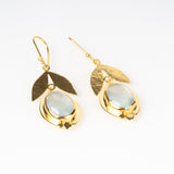 Blue Moonstone Earring-Astartelux Jewelry Handmade Sustainable Jewelry