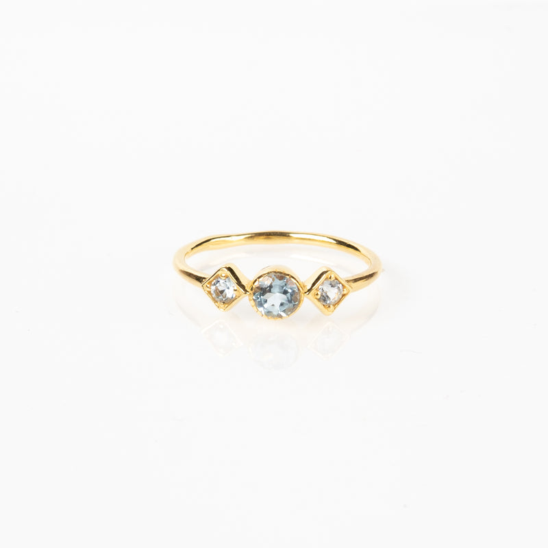 Light Blue Topaz Ring