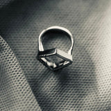 Rhombus Diamond Ring-Astartelux Jewelry Handmade Sustainable Jewelry