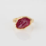 Rough Spinel Ring