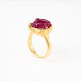 Rough Spinel Ring