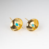 Turquoise Earring-Astartelux Jewelry Handmade Sustainable Jewelry