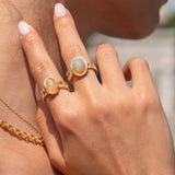 Opal Ring-Astartelux Jewelry Handmade Sustainable Jewelry